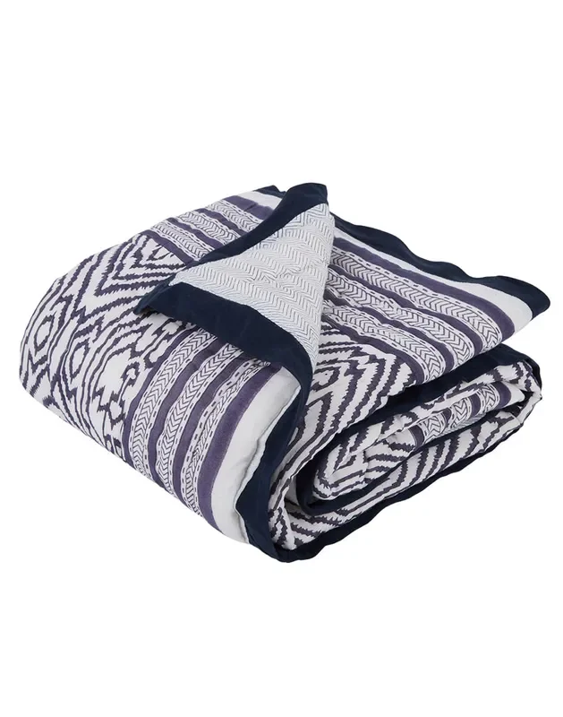 Southside Blue Cotton Quilt