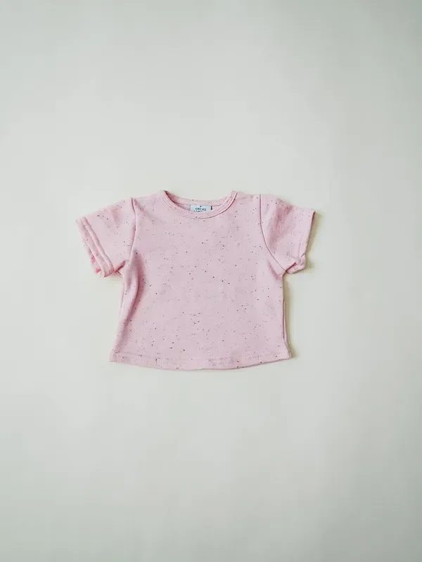 Speckled Tee – Pink