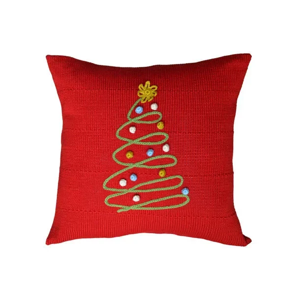 Spiral Holiday Tree Pillow 12 “