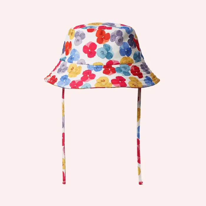 Splash Sunhat – Painted Delphine Print