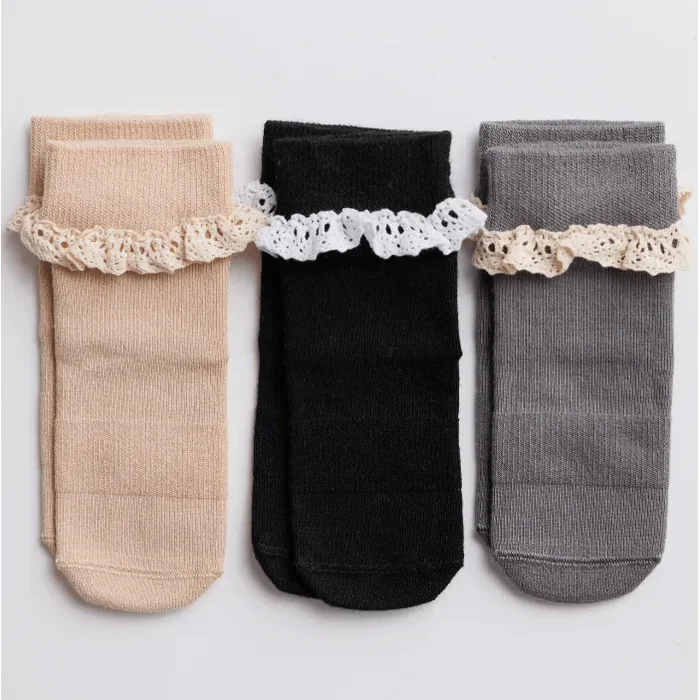 Squid Socks- Non-Slip, Stay Put Ruffle Socks- Candace