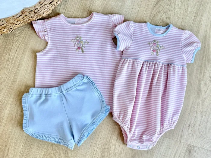 Squiggles by Charlie Spring Blooms Skort Set
