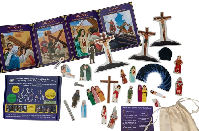 Stations Of The Cross Pray & Play Set – By & Brother Francis