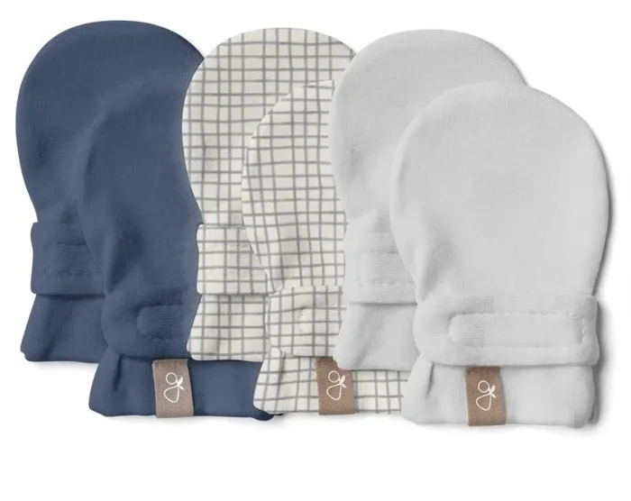 Stay On 3-pack Mitts | Indigo + Gridlock + Desert Mist