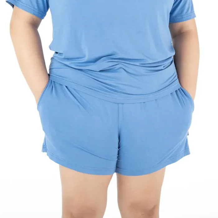 Steel Blue | Women’s Bamboo Pajama Shorts