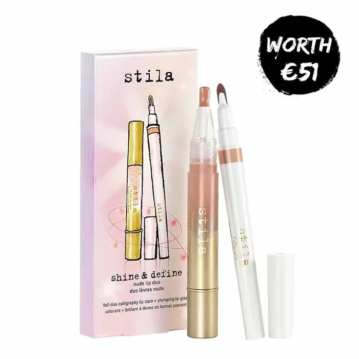 Stila Shine & Define Nude Lip Duo Gift Set Discontinued