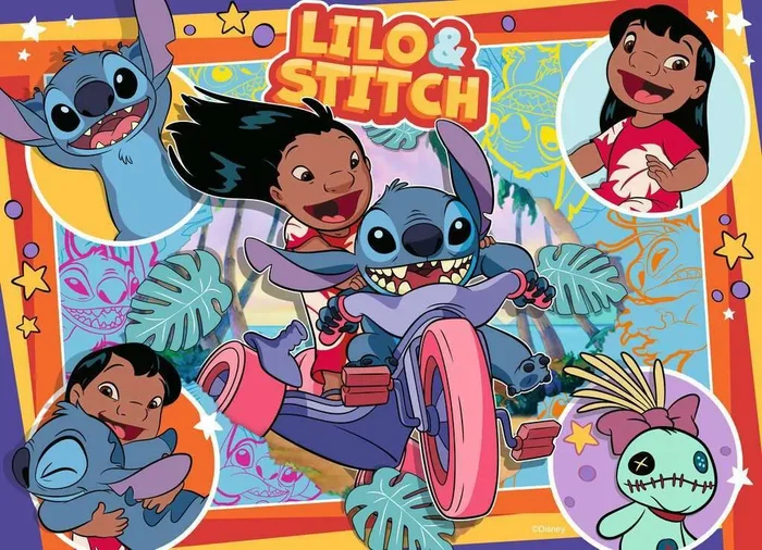 Stitch (4×100 Piece Puzzle)