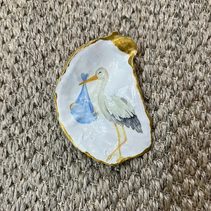Stork Oyster Shell – blue