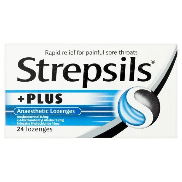 Strepsils Plus Lozenges – 24 Pack