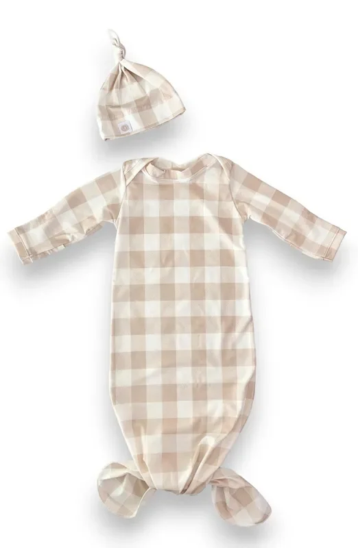Sunday Picnic, Sand Knotted Gown Set