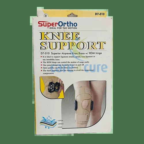 Super Ortho Superior Knee Support W/ Rom hinge D7-010 (XL)