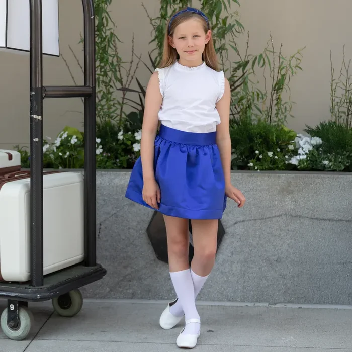 Sutton Skirt In Boylston Blue