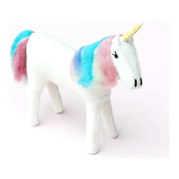 Tara Treasures Felt Unicorn Toy- Large