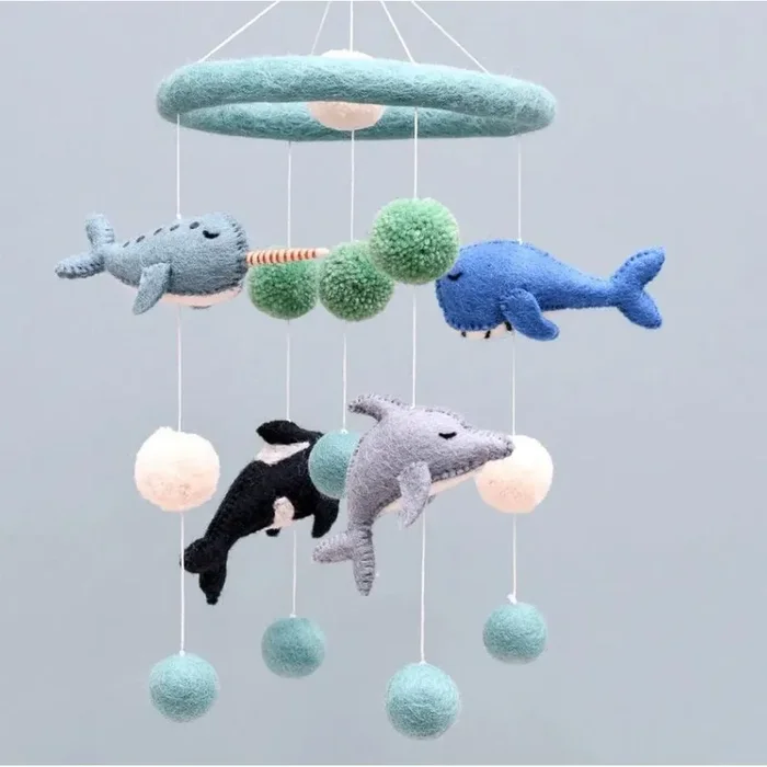 Tara Treasures Nursery Mobile – Ocean Marine Mamals