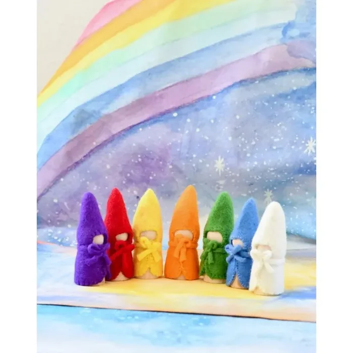 Tara Treasures Waldorf Colors of the Week Peg Dolls Set