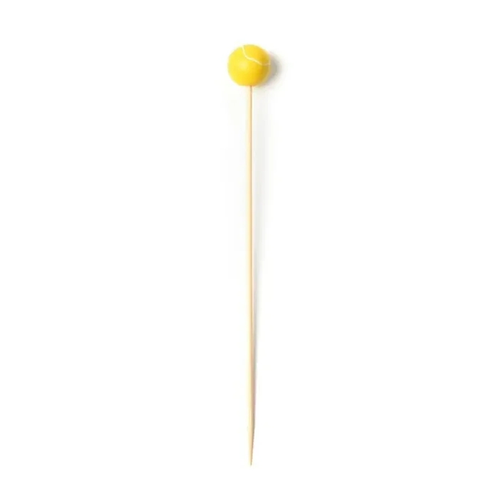 Tennis Ball Party Picks (25pc) – Perfect for Cupcakes, Appetizers & More!