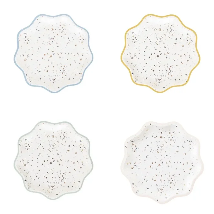 Terrazzo Dessert Plates (8)