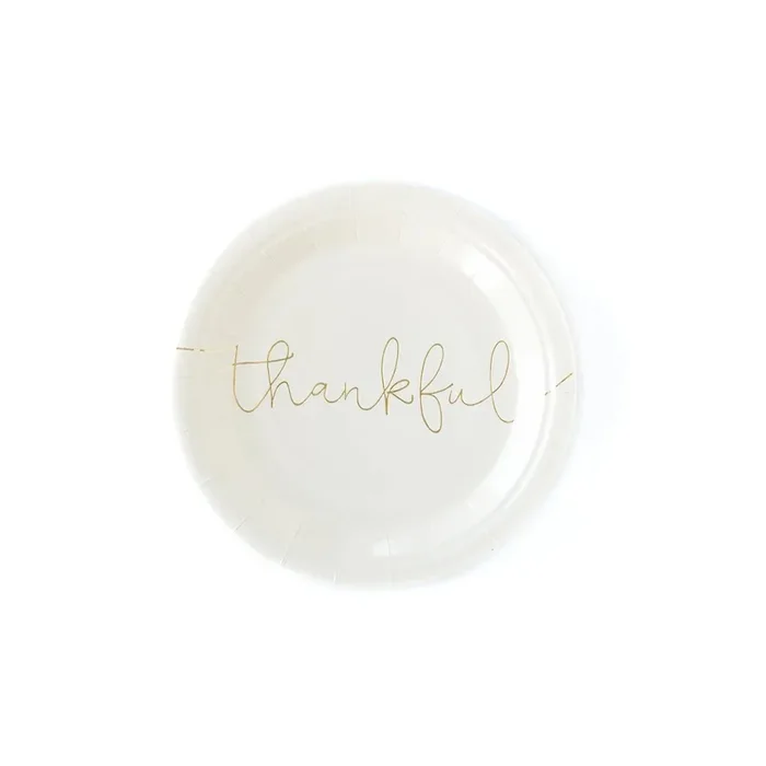 Thankful & Grateful Thanksgiving Plate