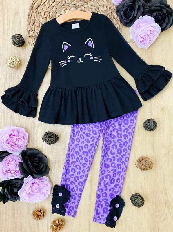 The Cat’s Meow Leopard Legging Set