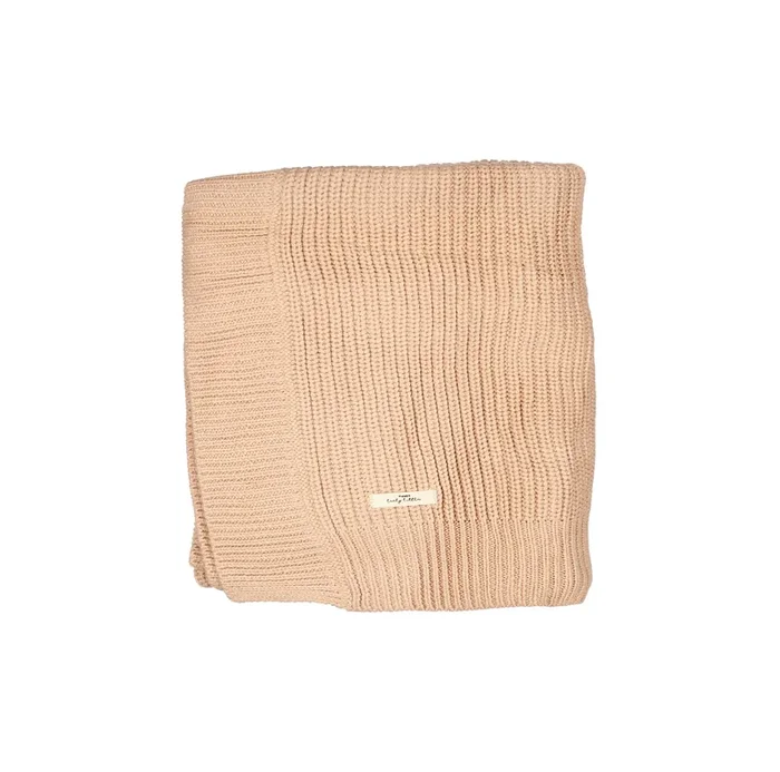 The Chunky Knit Blanket – Blush