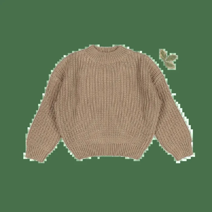 The Chunky Knit Sweater – Espresso