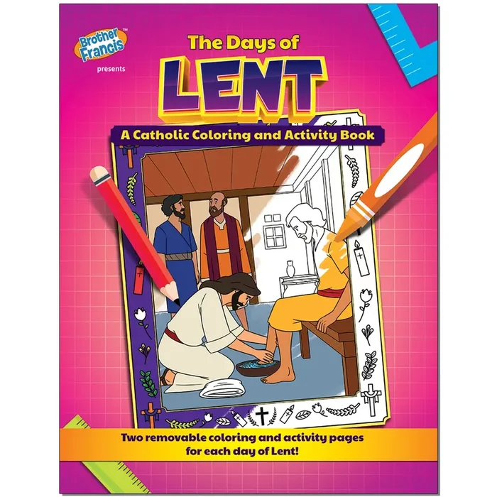 The Days Of Lent – 80-page Catholic Coloring And Activity Book