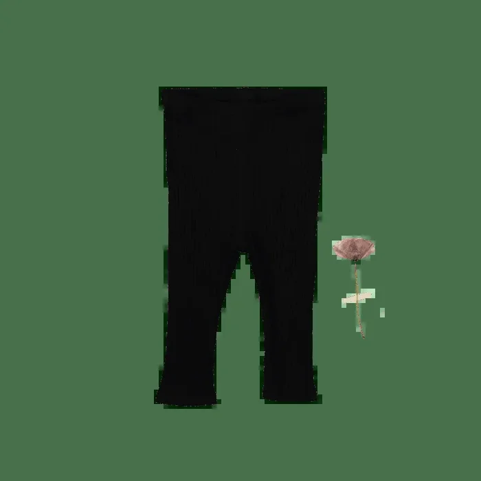 The Legging – Black Ribbed