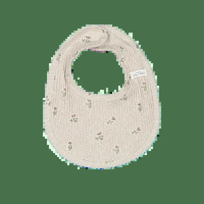 The Printed Bib – Dahlia Pink