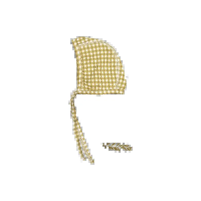 The Printed Bonnet – Golden Gingham