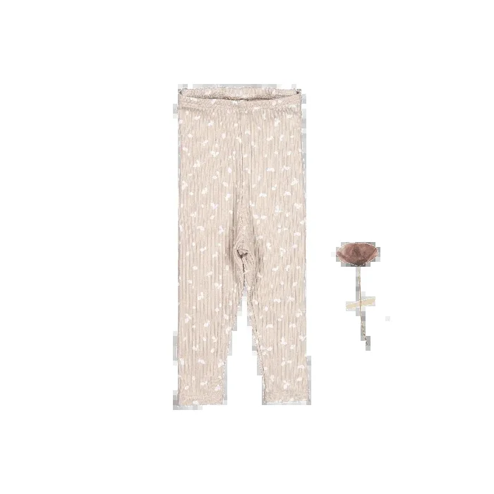 The Printed Legging – Sand Petal