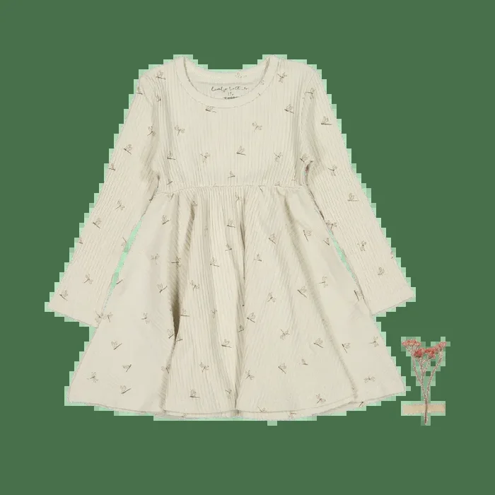 The Printed Long Sleeve Dress – Dragonfly