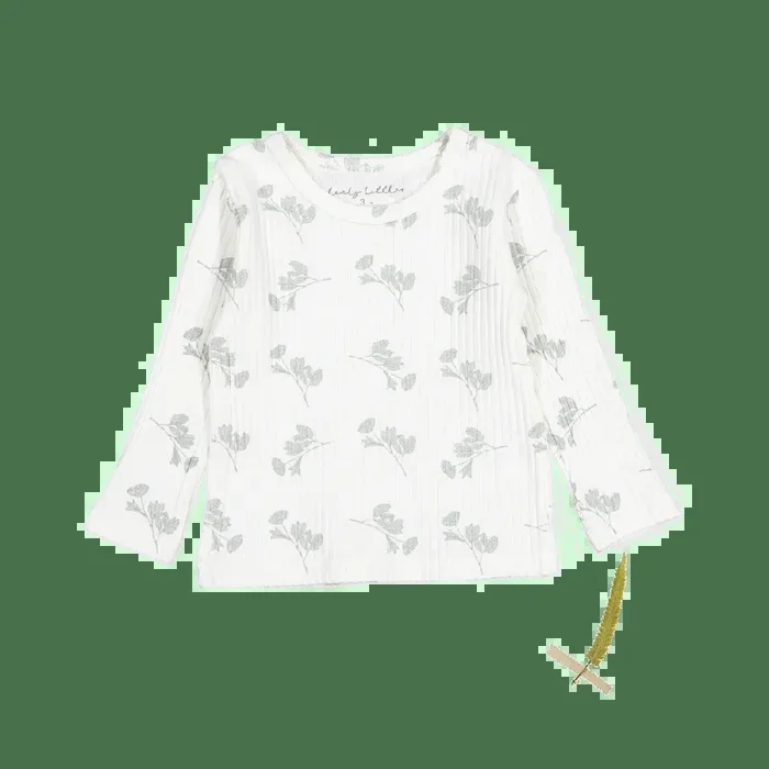 The Printed Long Sleeve Tee – Celia