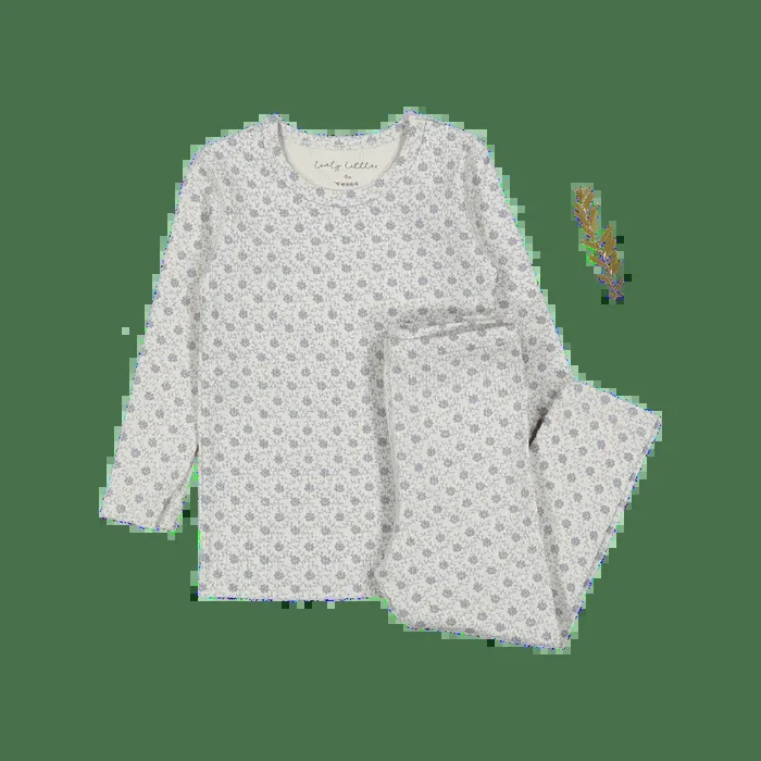 The Printed Pajama Set – Emma Blue