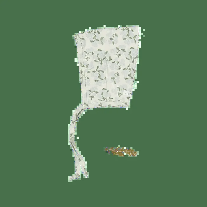 The Printed Pixie Bonnet – Hydrangea Blue