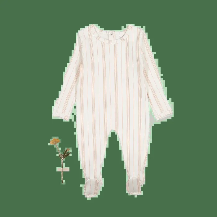 The Printed Romper – Rose Stripe