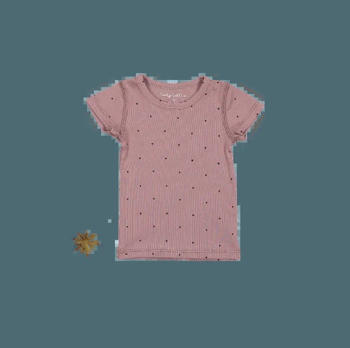 The Printed Short Sleeve Tee – Heart