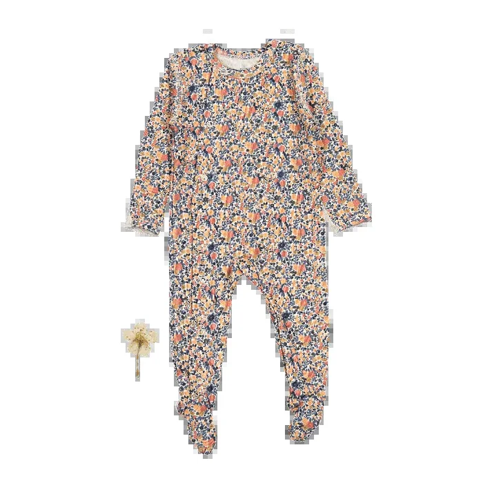 The Printed Snap Romper – Autumn Floral