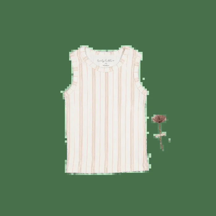 The Printed Tank – Rose Stripe