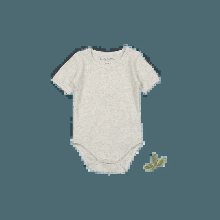 The Short Sleeve Onesie – Oatmeal