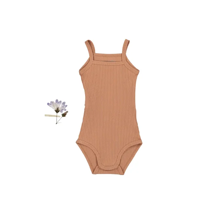 The Tank Onesie – Clay
