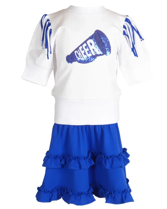 The Yellow Lamb Game Day Cheer Set Blue