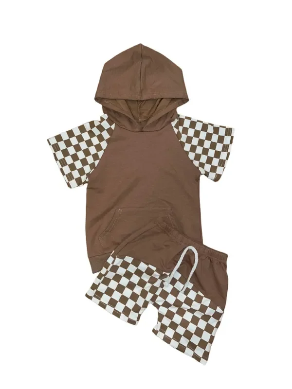 Theo Set | Checkered Boys’ Outfit