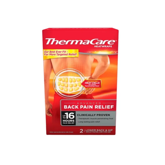 THERMACARE HEATWRAPS BACK PAIN 2PK