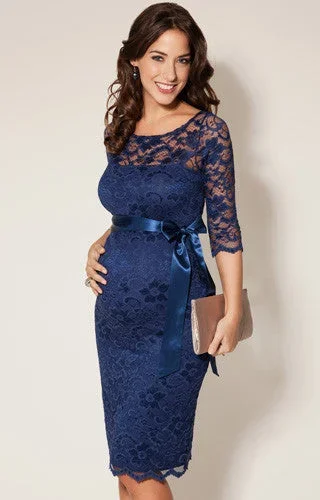 Tiffany Rose Maternity Lace Dress Amelia Windsor Blue