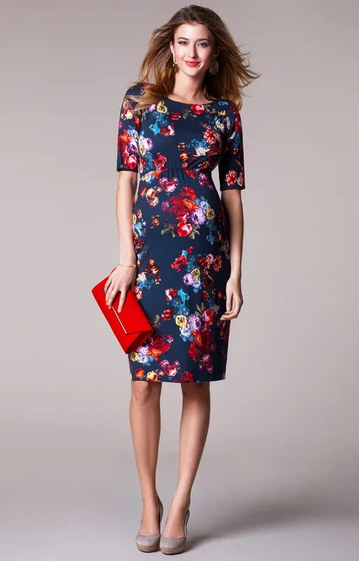 Tiffany Rose Maternity Shift Dress Anna Midnight Garden