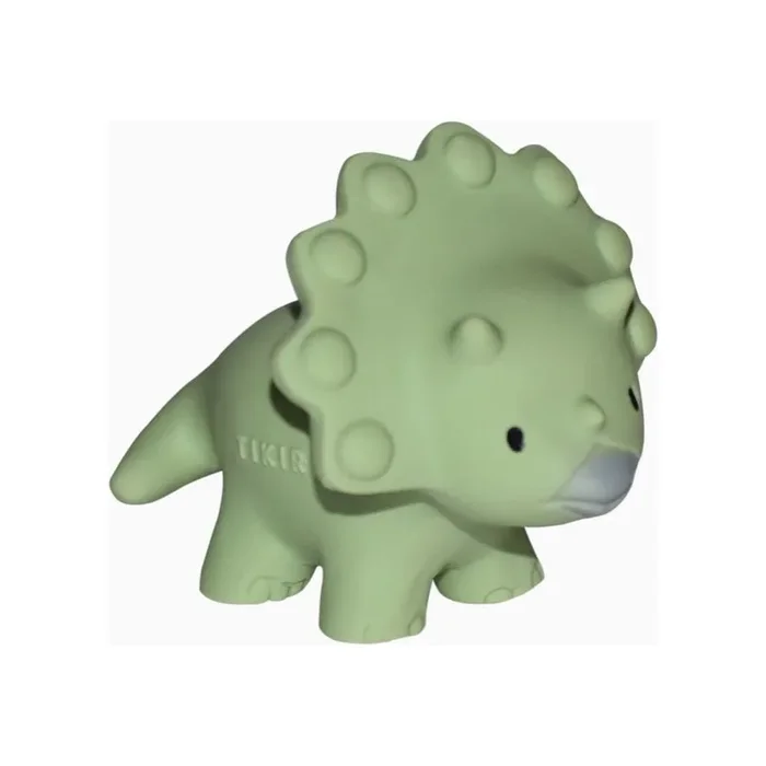 Tikiri Trice Dinosaur Teether, Rattle & Bath Toy