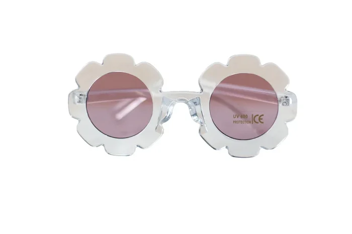 Toddler & Kid Daisy Sunglasses – Clear