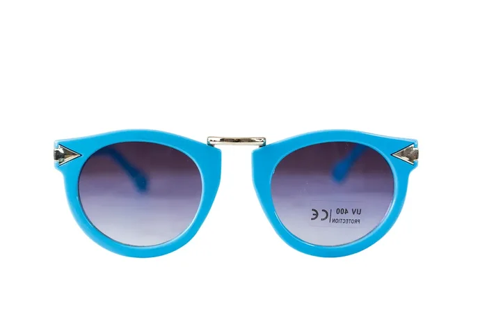 Toddler & Kid Gold Accent Sunglasses – Blue