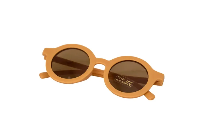 Toddler & Kid Retro Sunglasses – Mustard