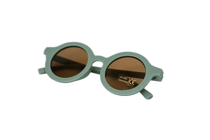 Toddler & Kid Retro Sunglasses – Sage